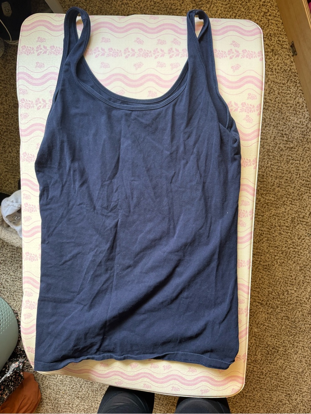 Maurices Navy Scoop Neck Tank Top